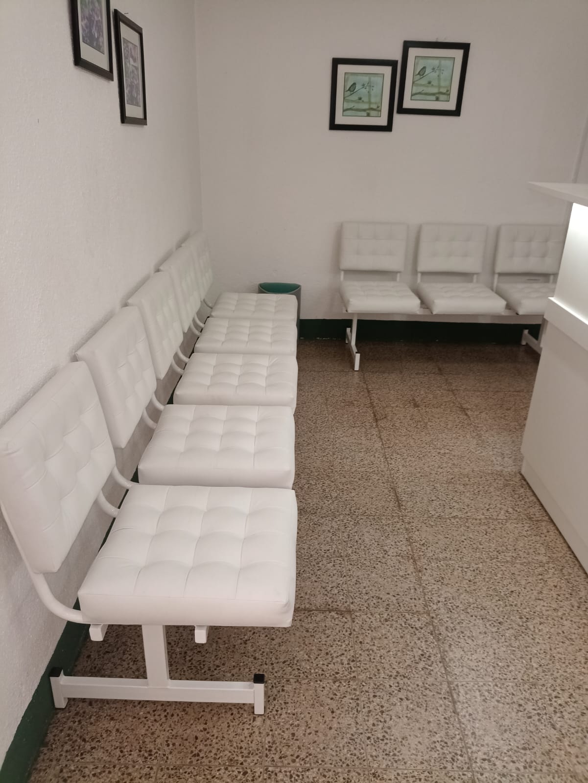 Sala de espera de Estética Dental ODRE